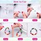 Stretchy String for Bracelets, 0.5mm Clear Elastic String Stretch Cord Jewelry Bead Bracelet String with 2 Pcs Beading Needles for Seed Beads, Pony Beads, Bracelets and Jewelry Making